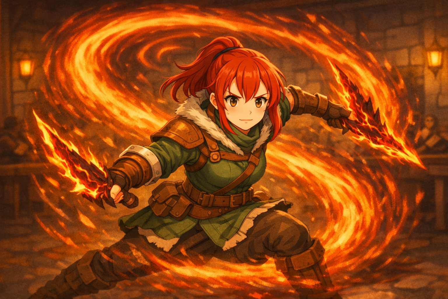 集中弱点攻撃をしているハンター