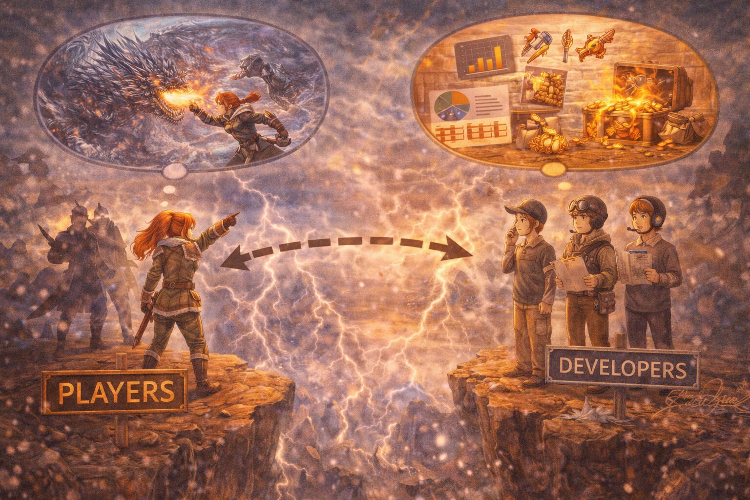 プレイヤーと開発の考えの乖離