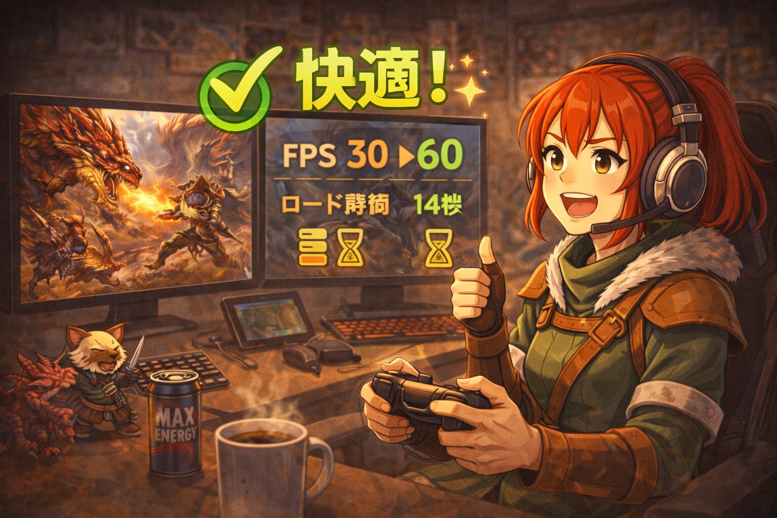 モンハンを快適に遊んでいるハンター