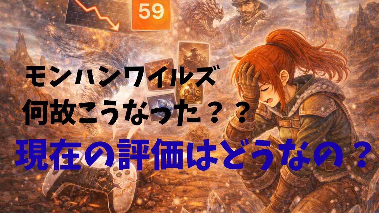 モンハンワイルズは何故このような評価になってしまったのか？