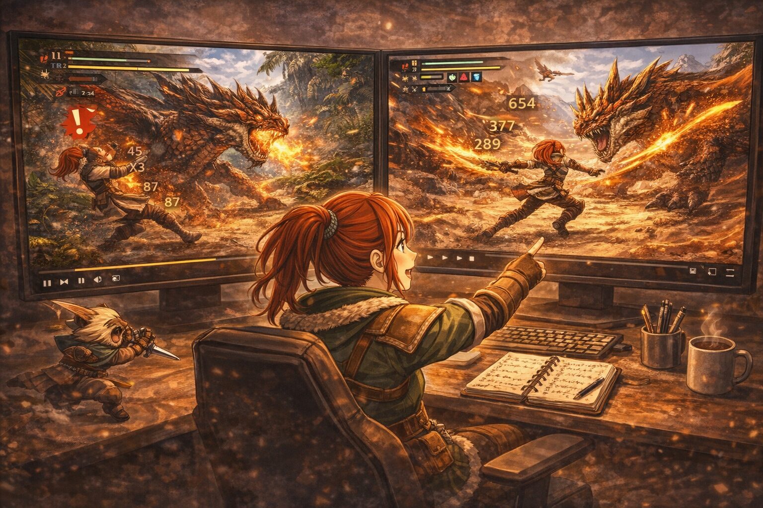 モンハンで上手くなるには自分のプレイを見るのも大事！