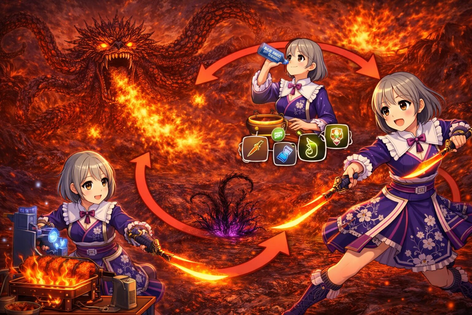 歴戦王ヌエグドラを効率よく周回しているハンター