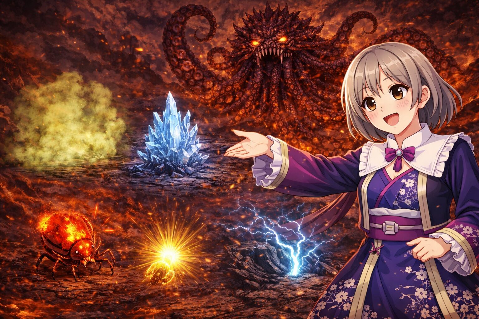 歴戦王ヌエグドラ戦が有利になるギミックを解説しているハンター