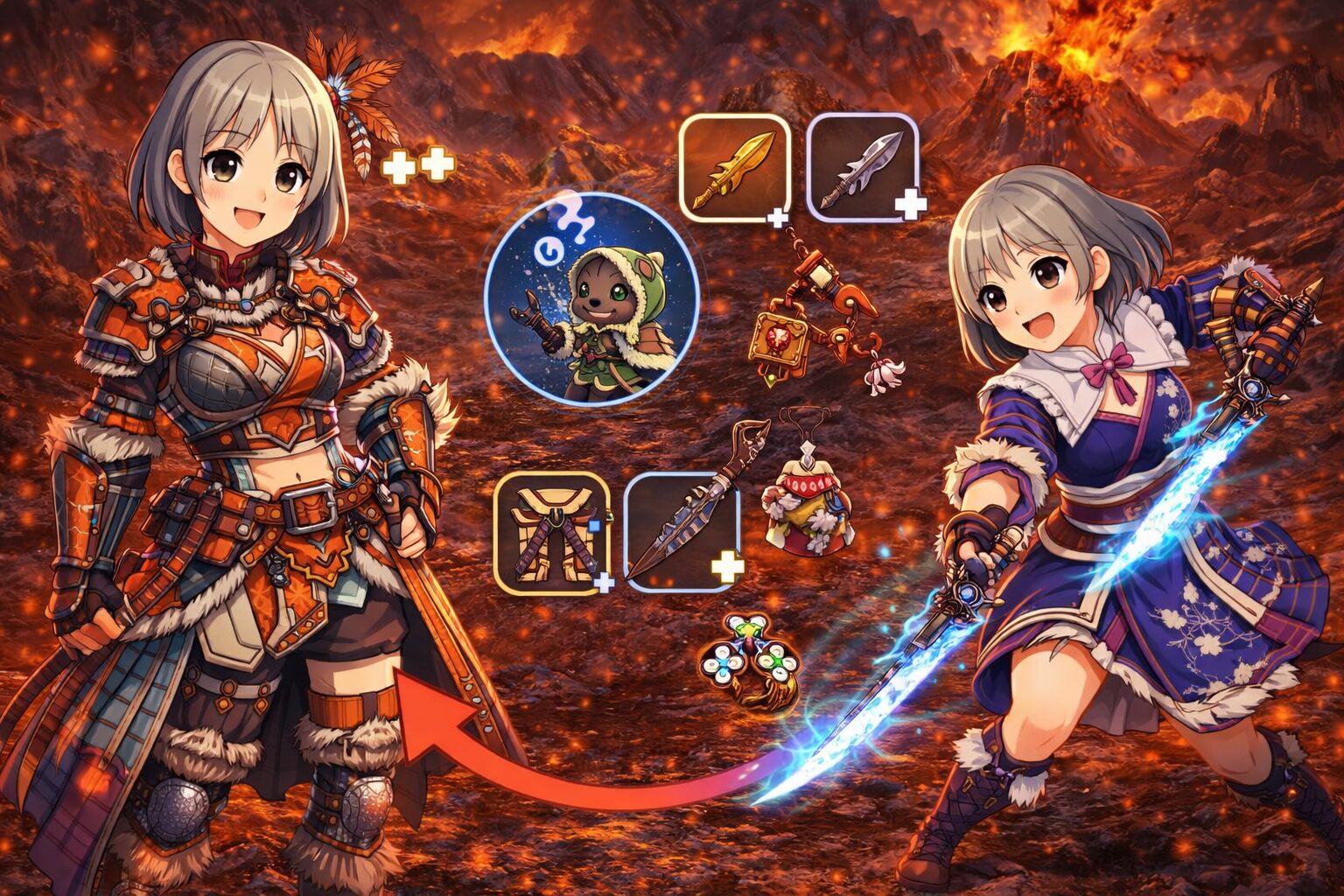 モンハンワイルズで復帰勢や初心者向けの装備を解説しているハンター