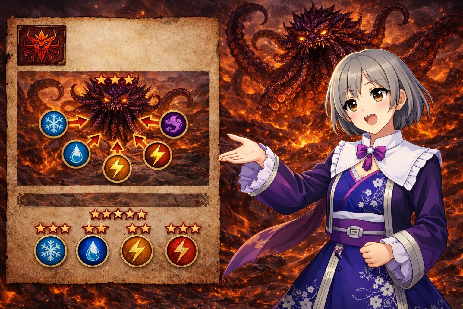 歴戦王ヌエグドラの弱点属性を解説しているハンター