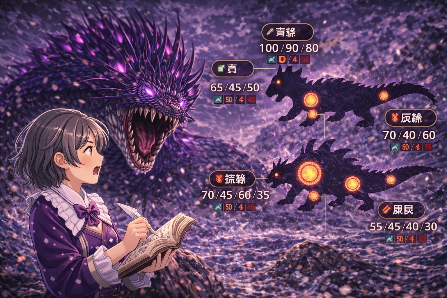 歴戦王ウズトゥナの弱点を調べているハンター