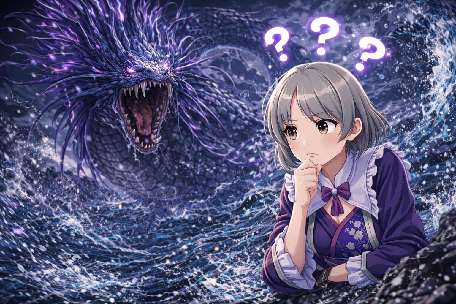 通常と歴戦王のウズトゥナの違いを考えているハンター