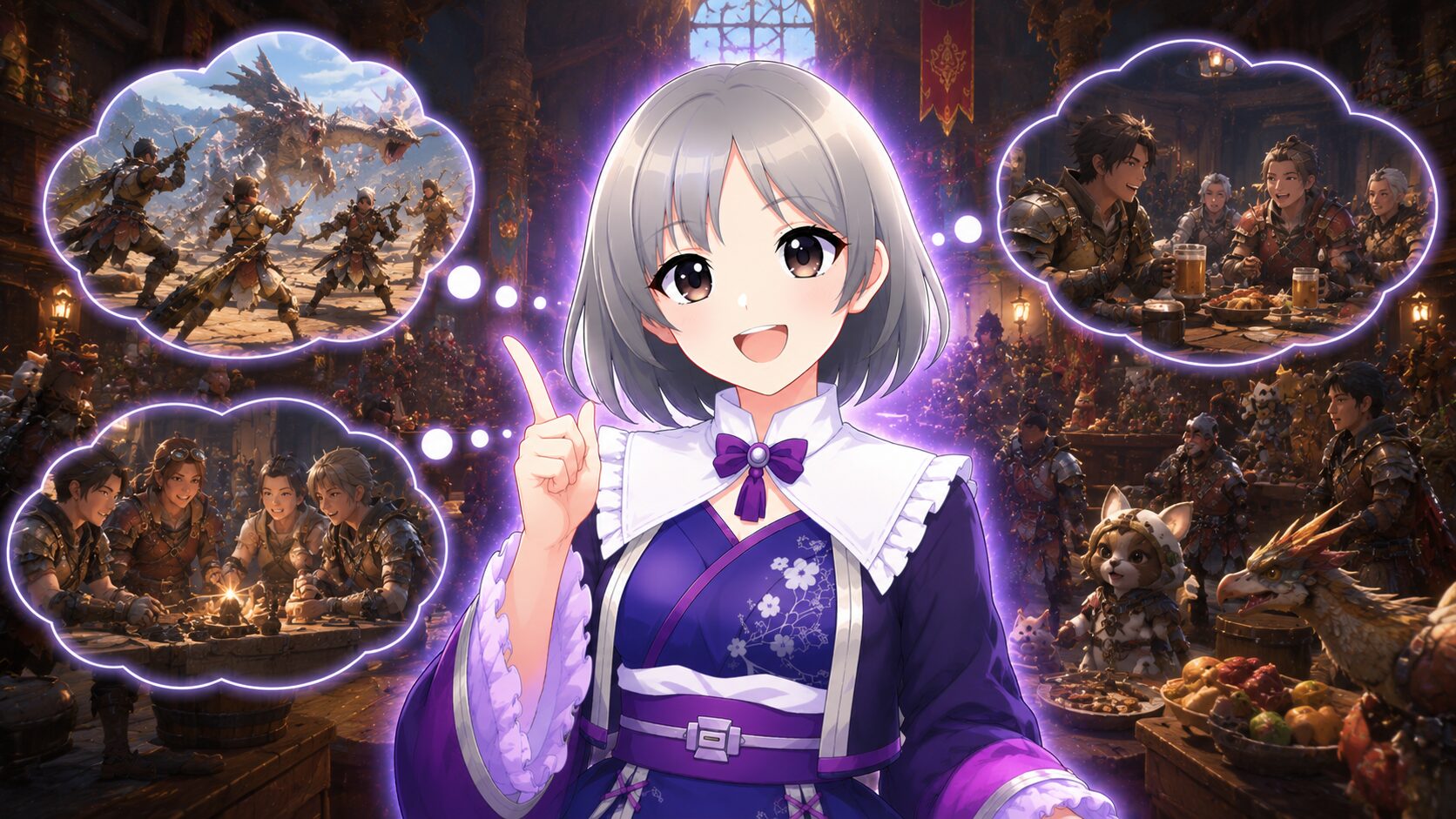 熟練者がいても不安になる必要がないことを解説しているハンター