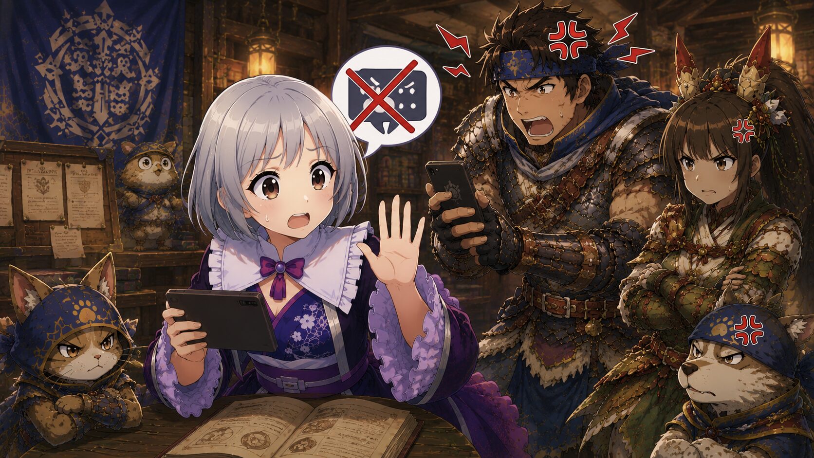 NG⑦ 暴言・挑発チャットは絶対にしない