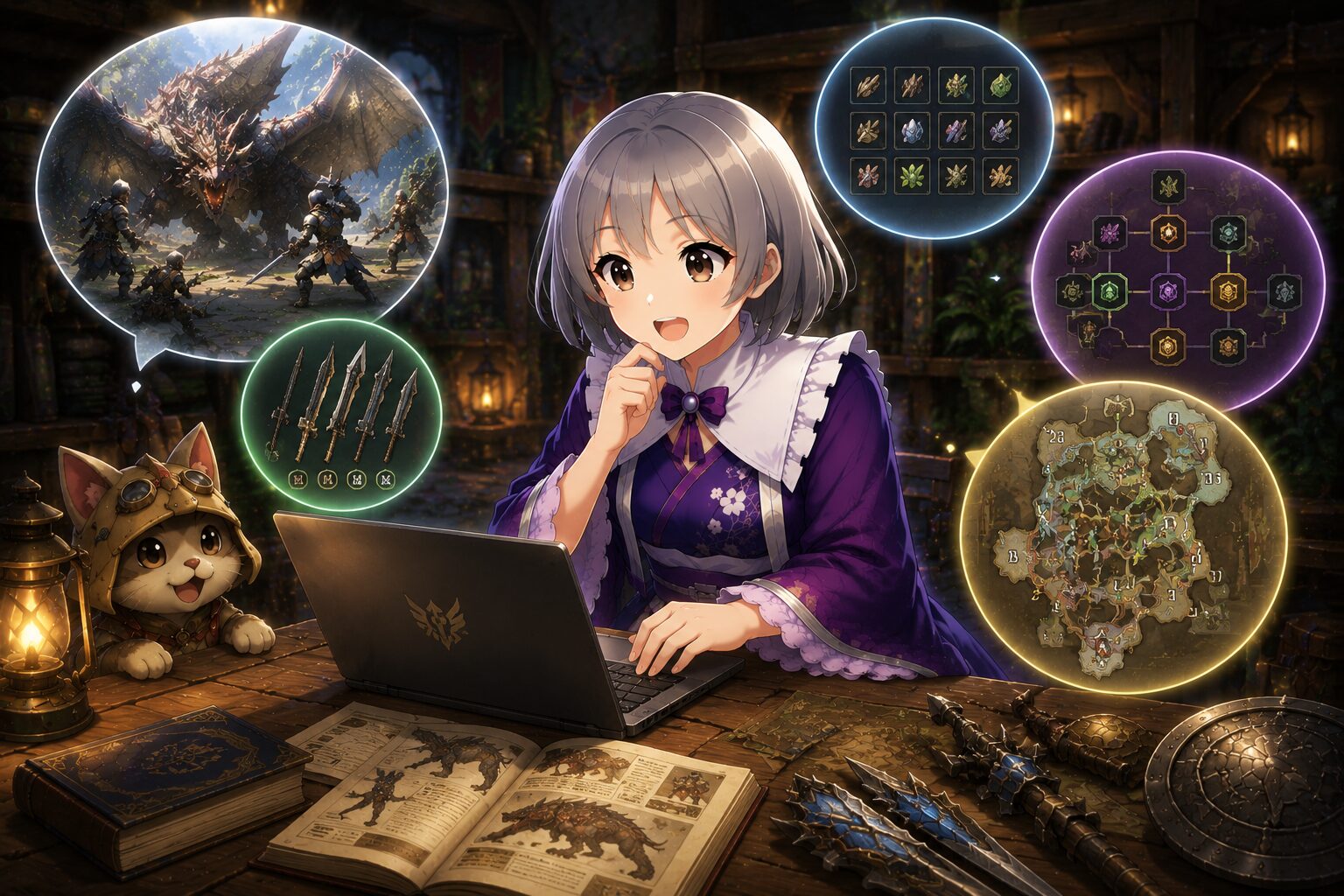昔と違い今は攻略情報が多くあることを解説しているハンター
