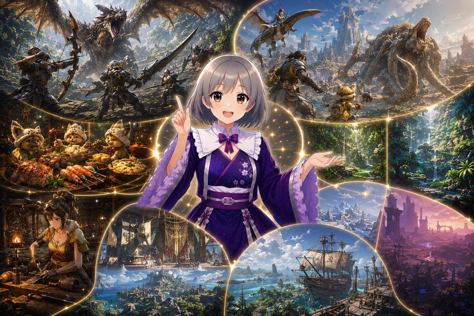 「モンハンワールドとワイルズはストーリーが繋がっていないがそれでもワールドをやっておく価値がある理由について解説しているハンター