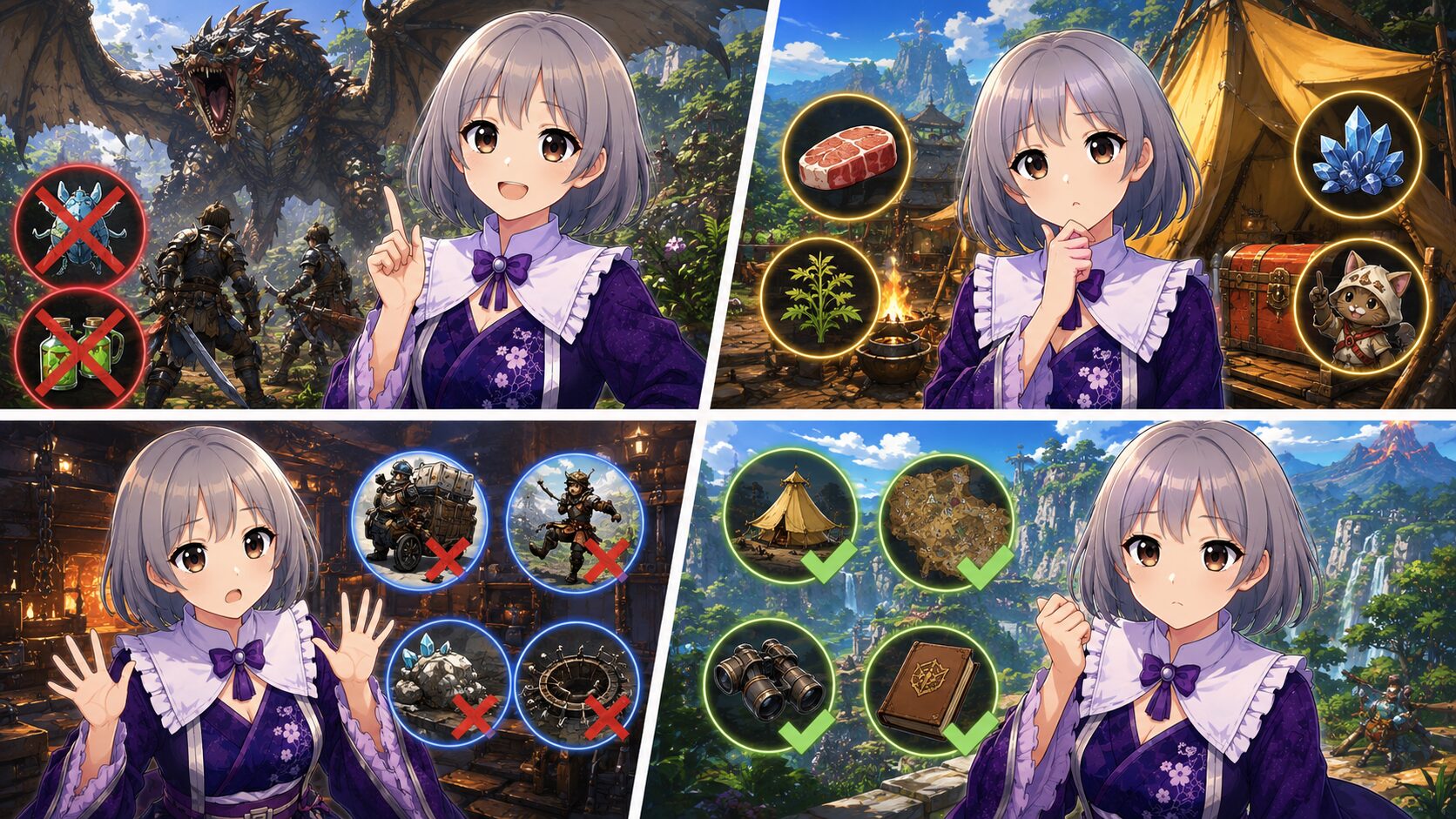 今からワールド始めるにあたって知っておくべき注意点4つを解説しているハンター