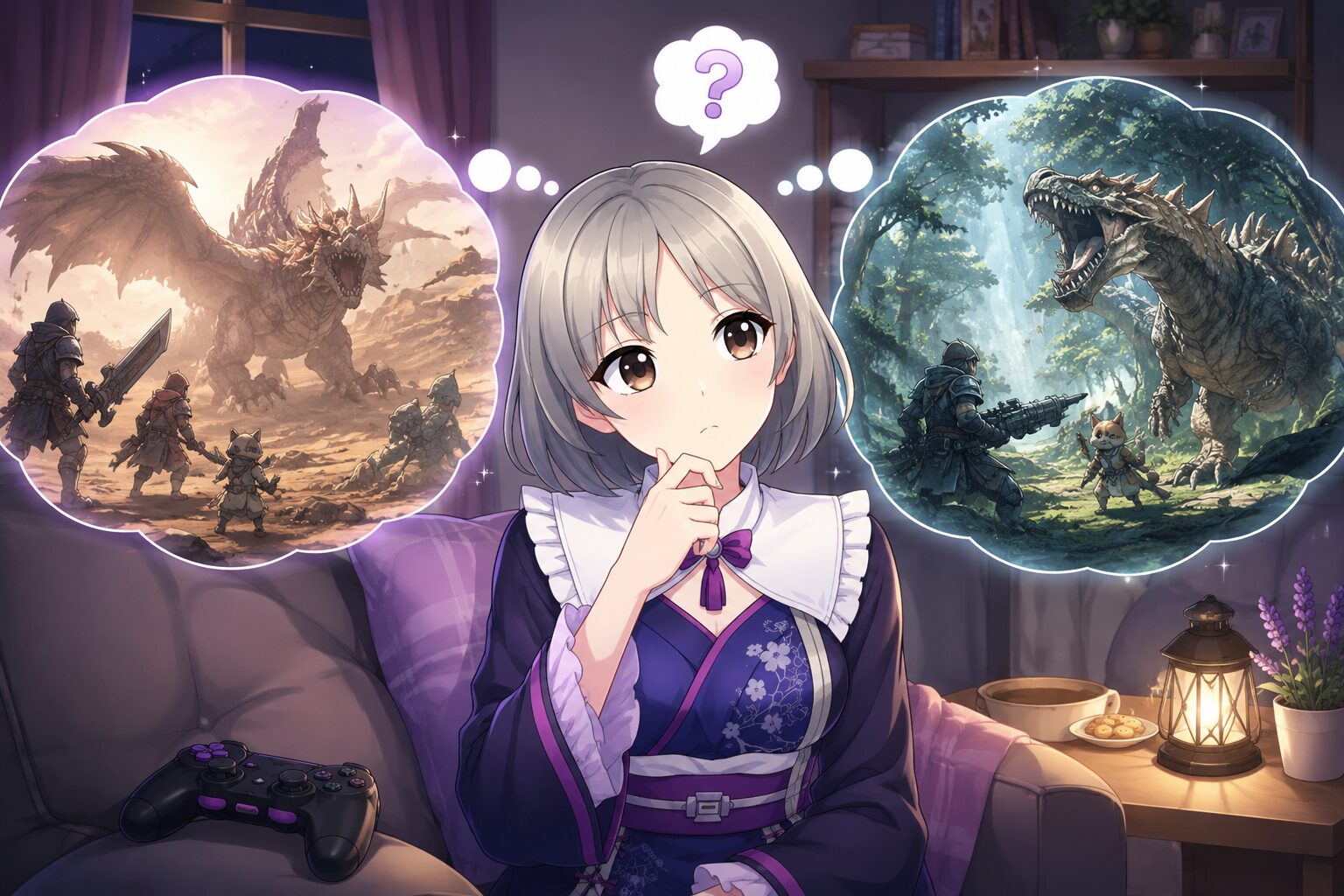 モンハンワイルズとワールドどっちが面白いか考えているハンター