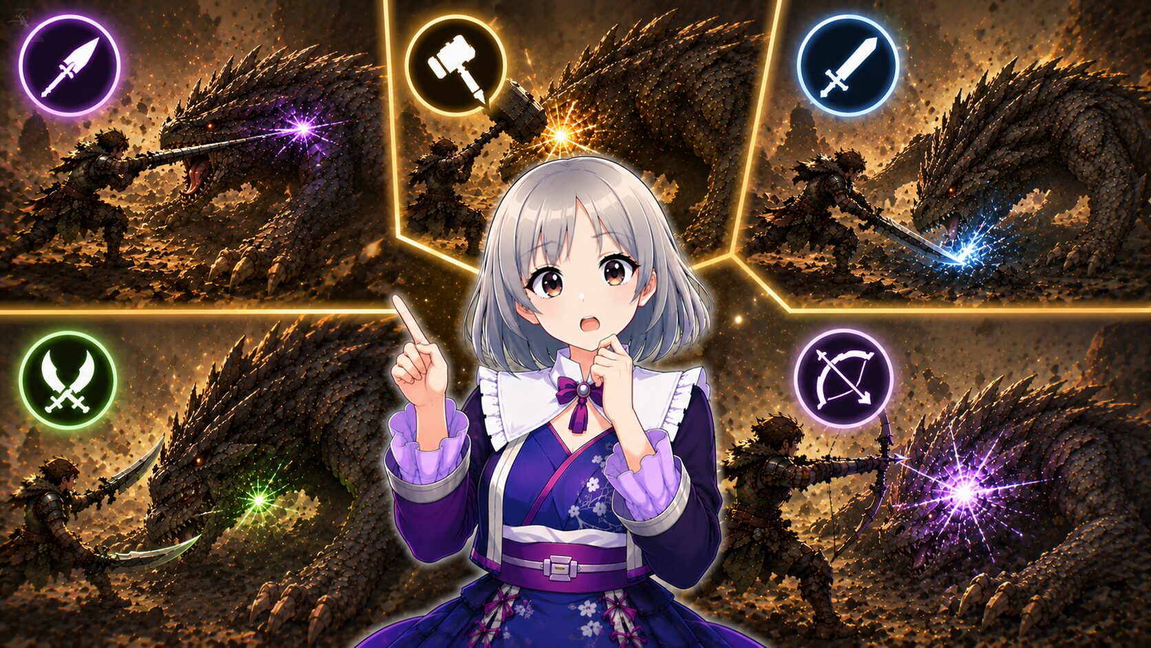 ひるみ・ダウンのみの武器種