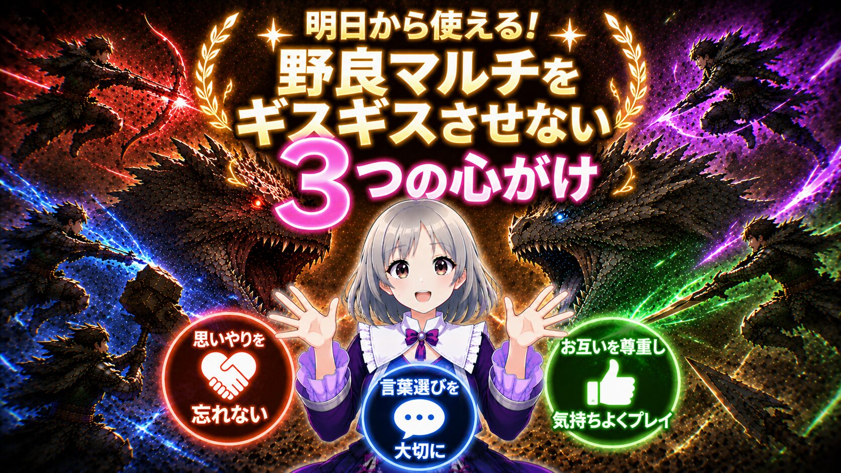 明日から使える!野良マルチをギスギスさせない3条!