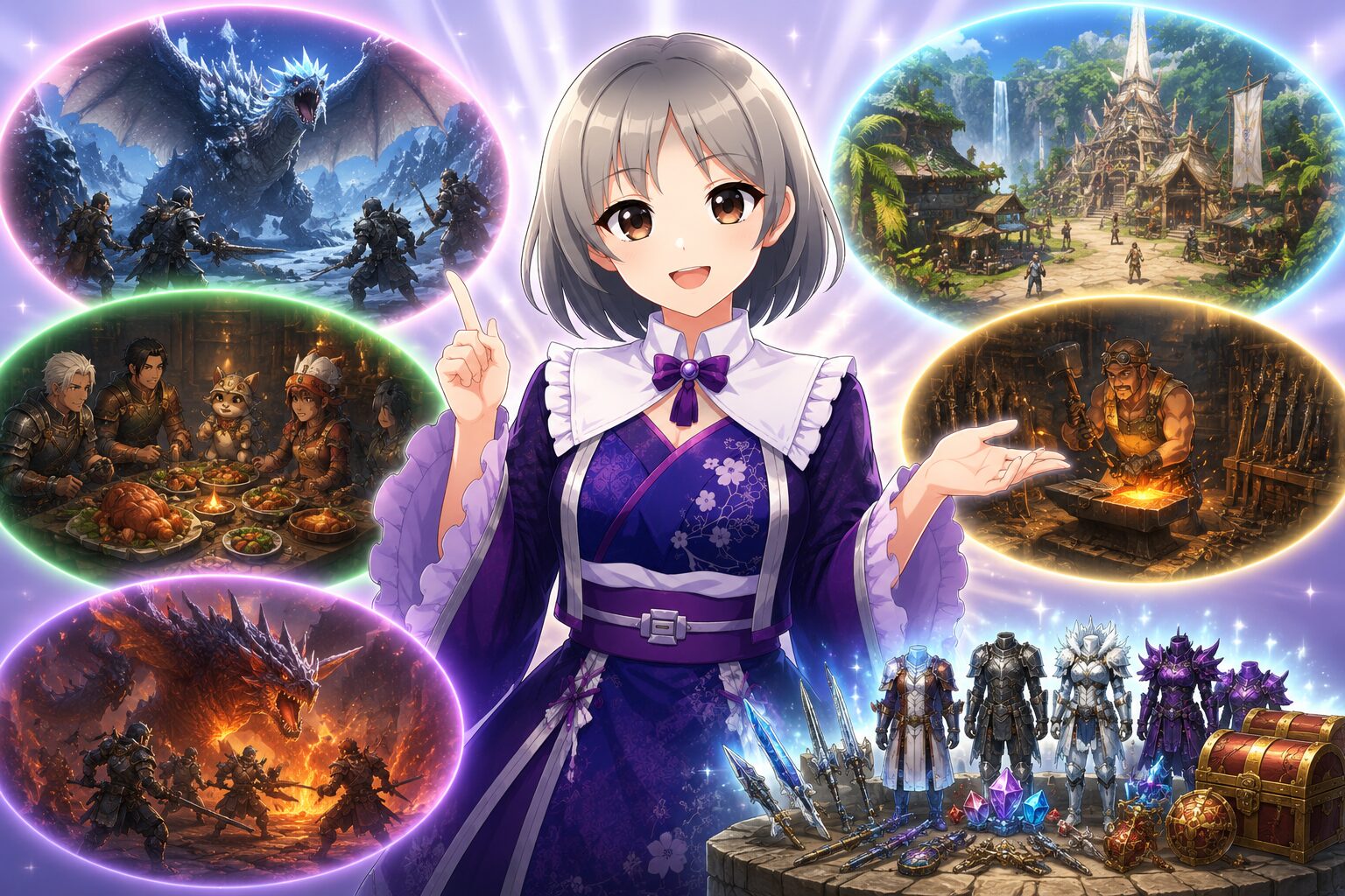 全コンテンツが最初から揃っているからアプデ待ちのストレスがゼロ