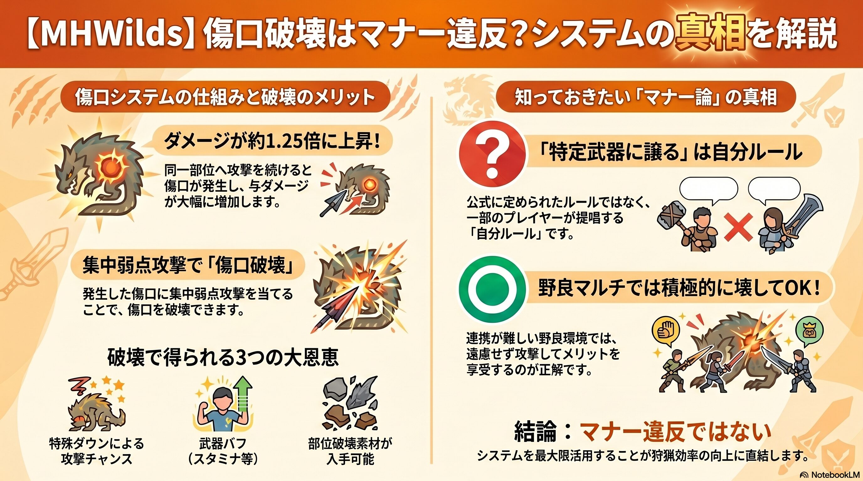 傷口破壊マナーの真相