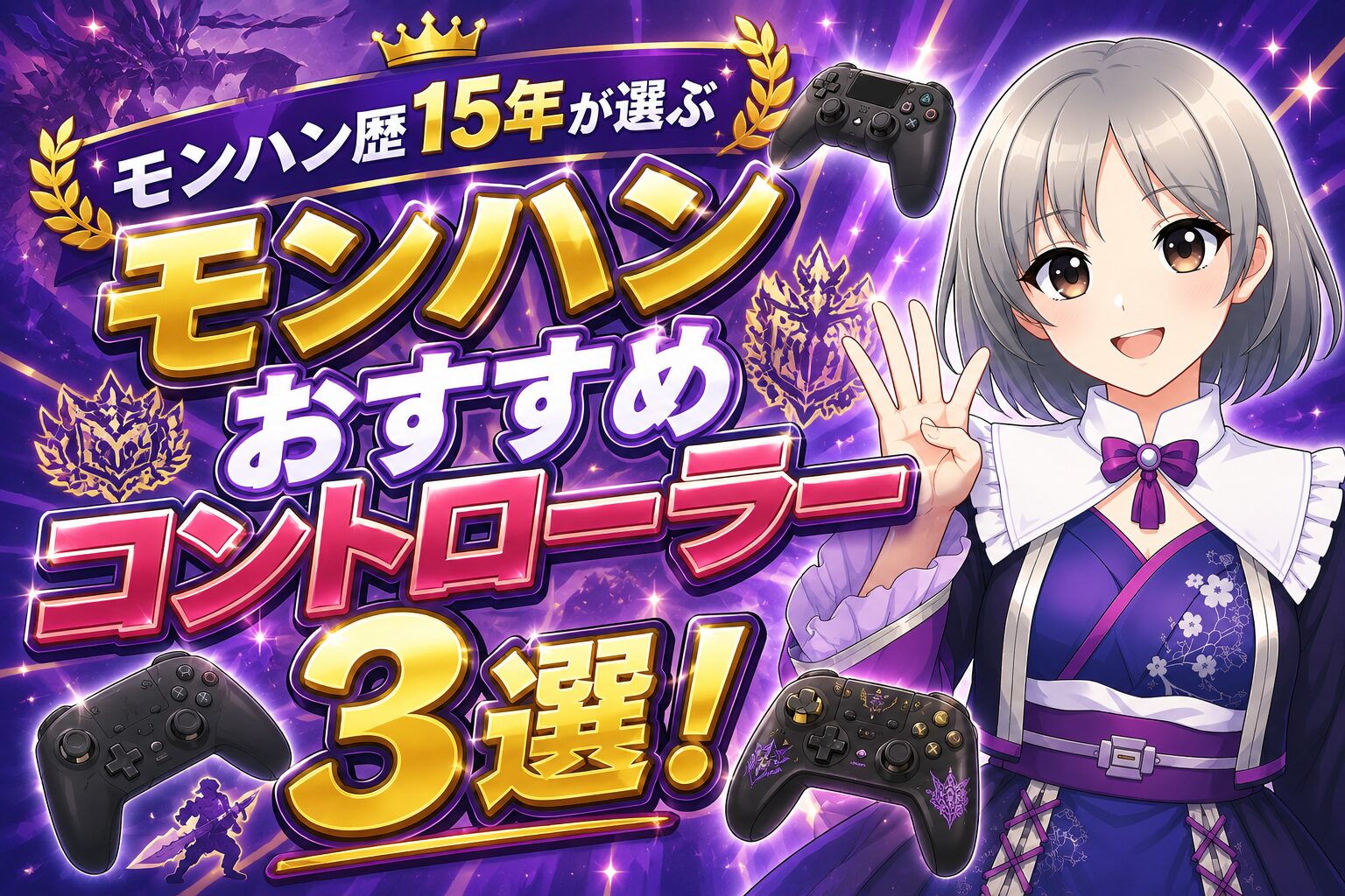 モンハン歴15年が選ぶモンハンおすすめコントローラー3選!