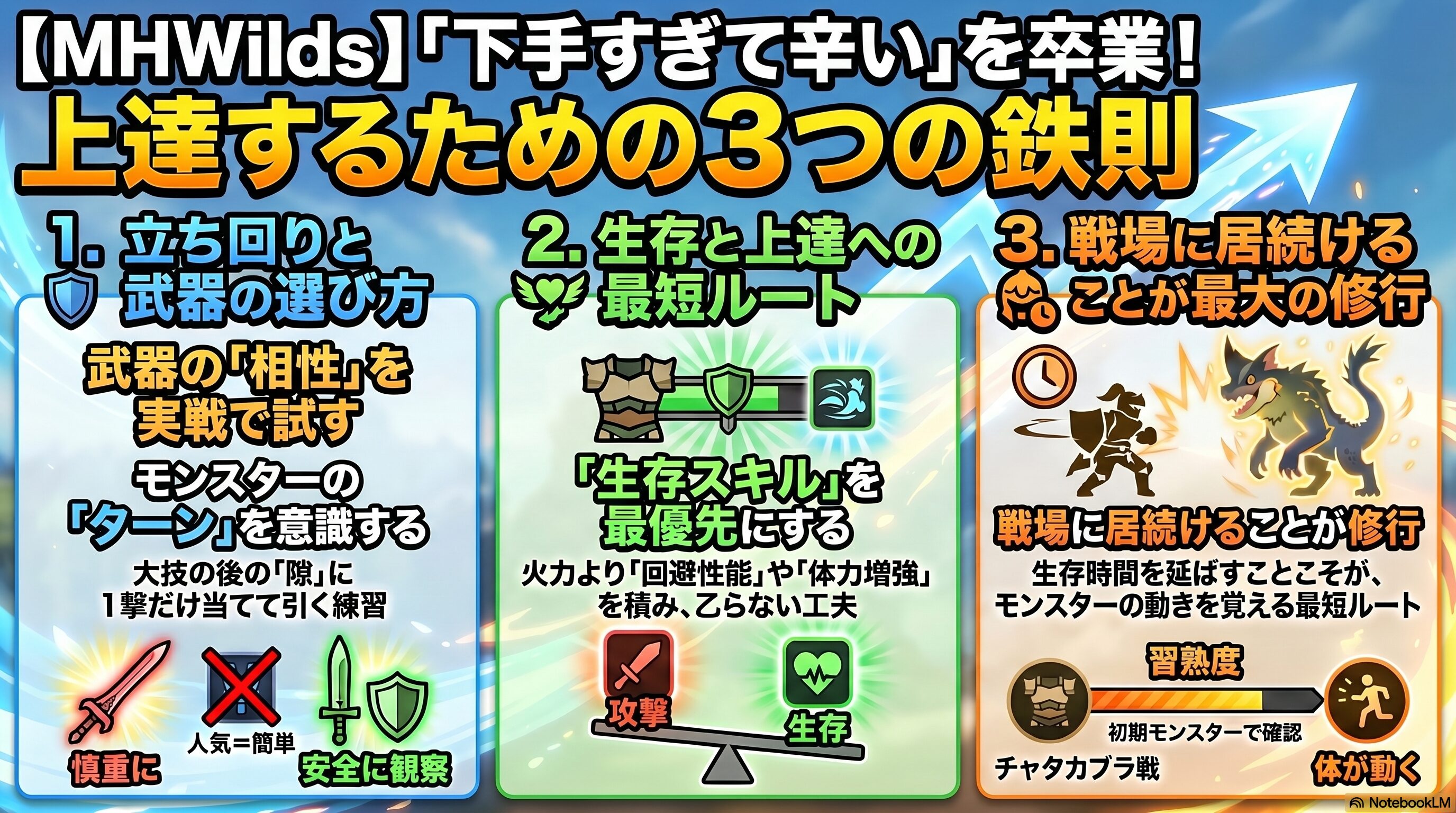 アクションゲーム上達の3つの鉄則