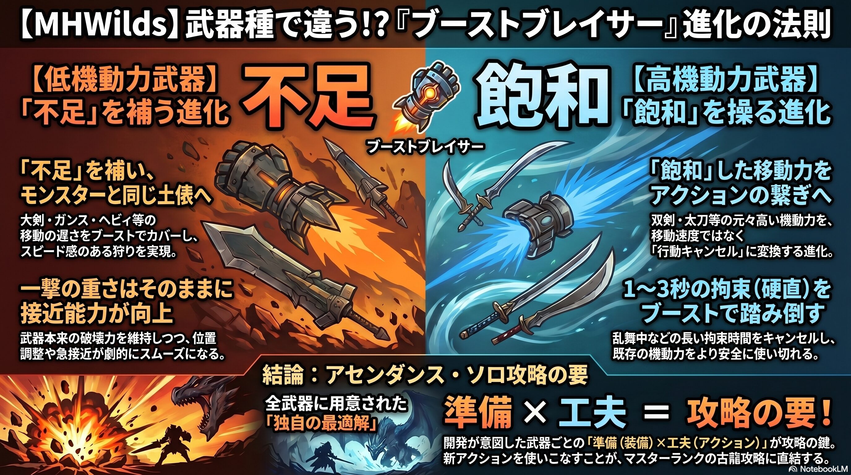 武器種別ブーストブレイサー進化の法則