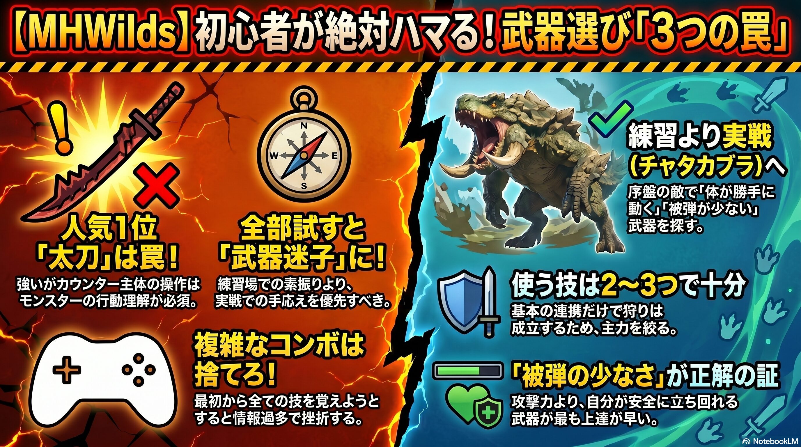 武器選びの3つの罠