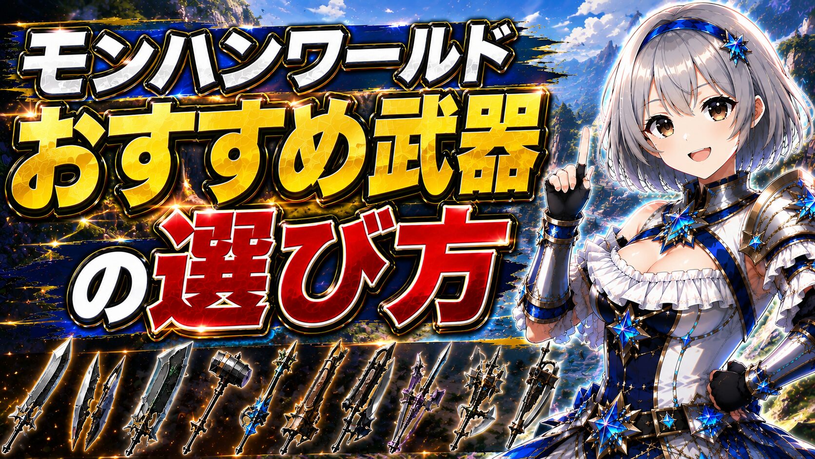 モンハンワールドおすすめ武器の選び方