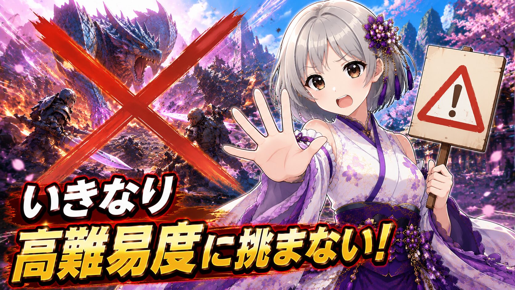 いきなり高難易度に挑まない!