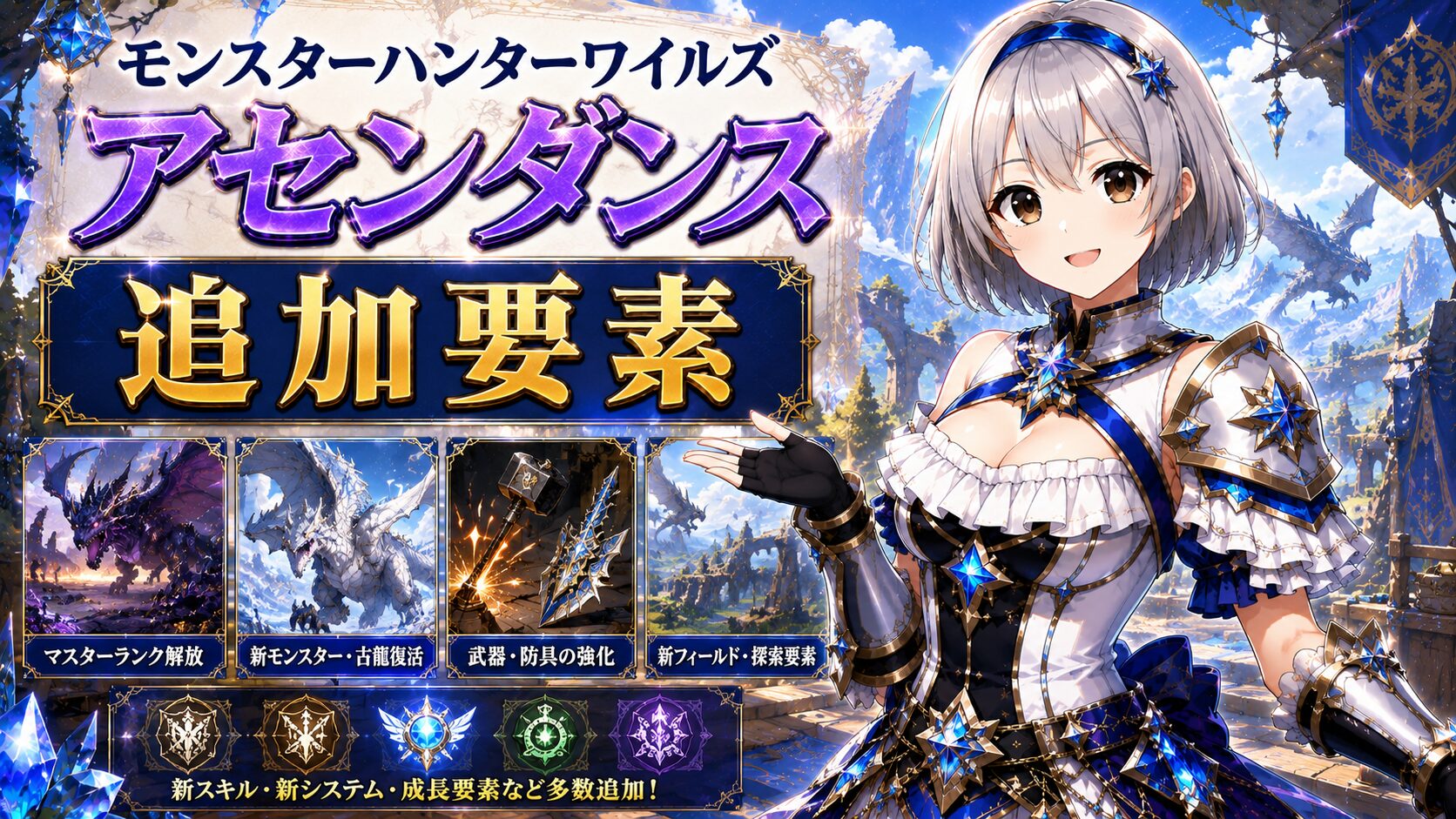 モンハンワイルズアセンダンスの追加要素