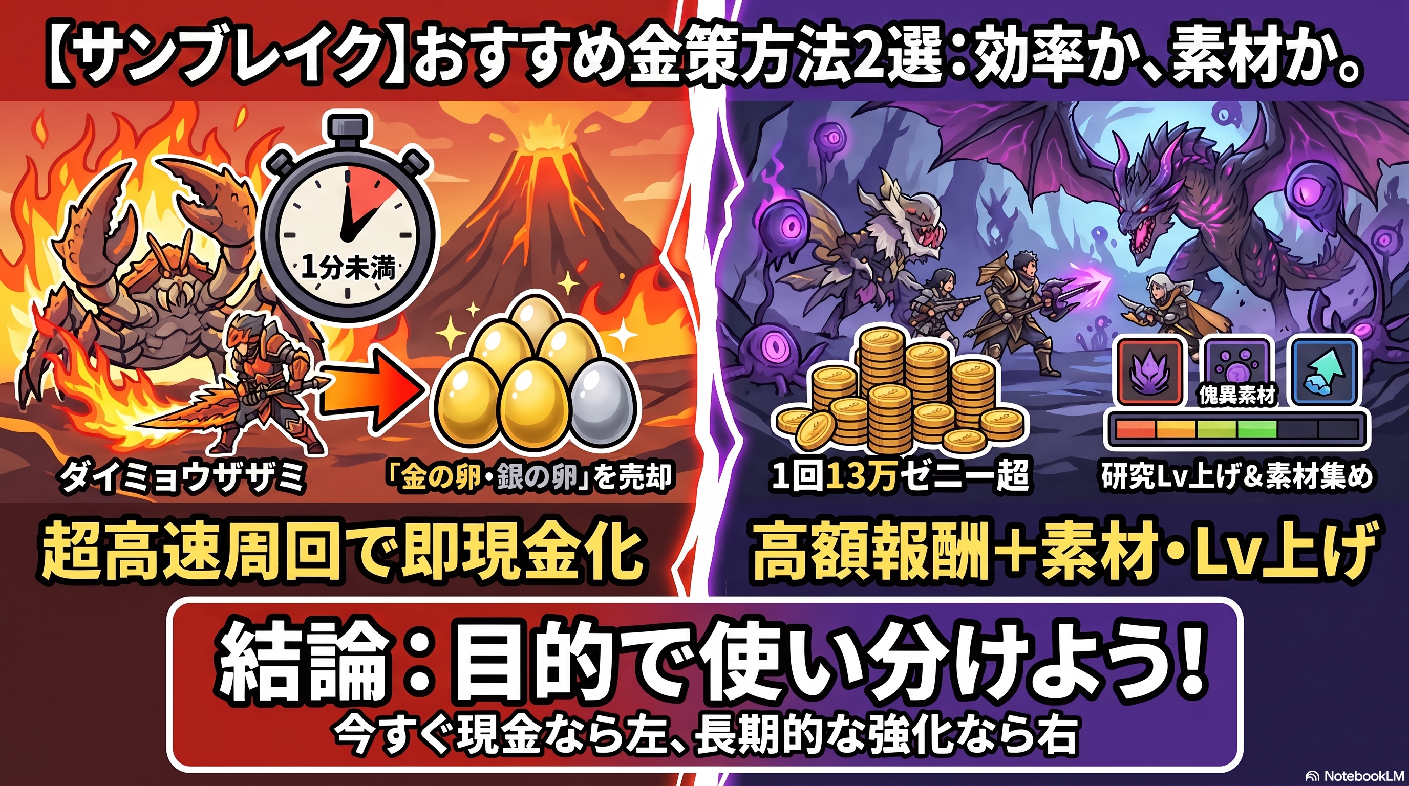 サンブレイクおすすめ金策方法2選