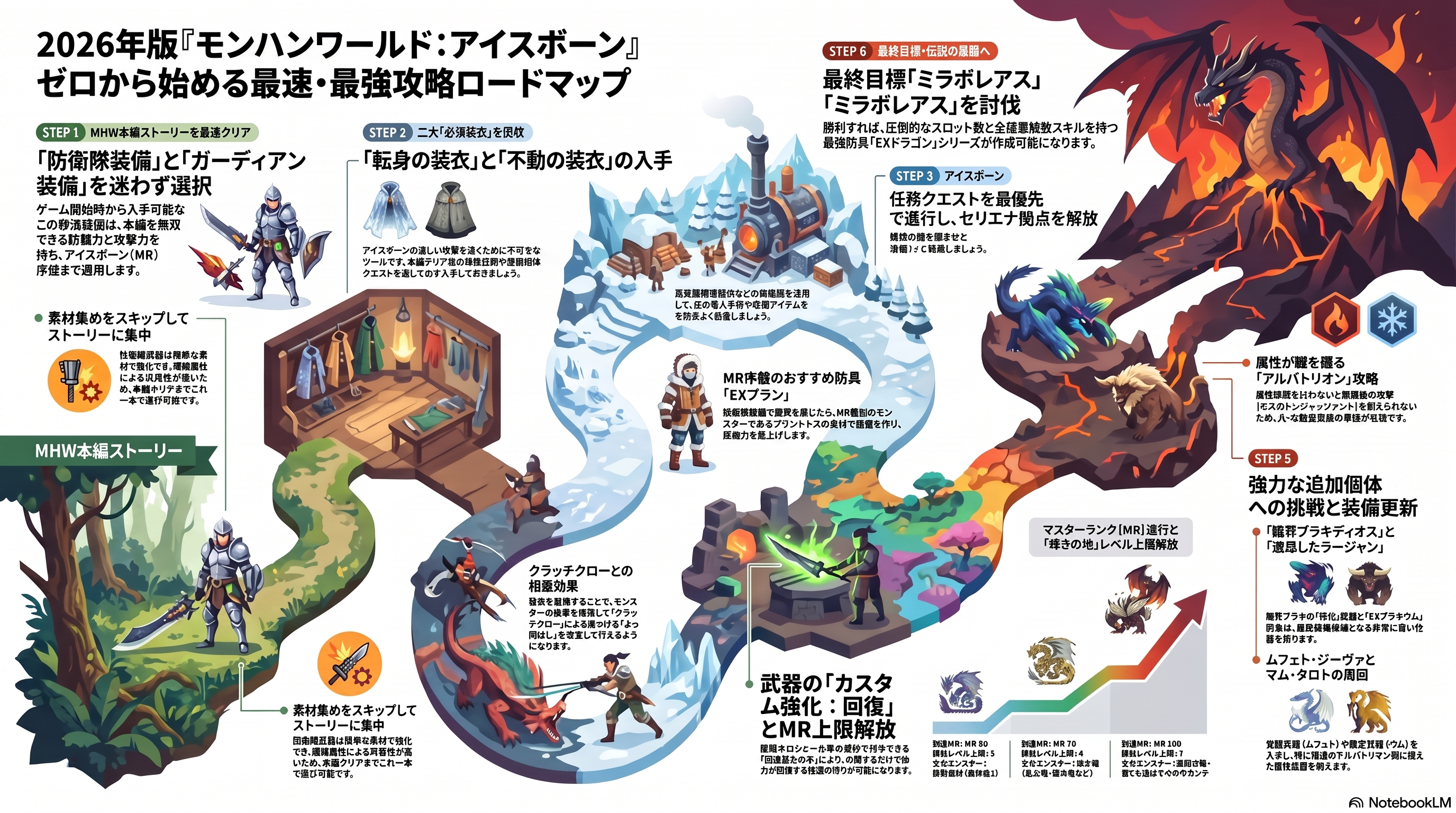 筆者直伝アイスボーンコンテンツ攻略ロードマップ