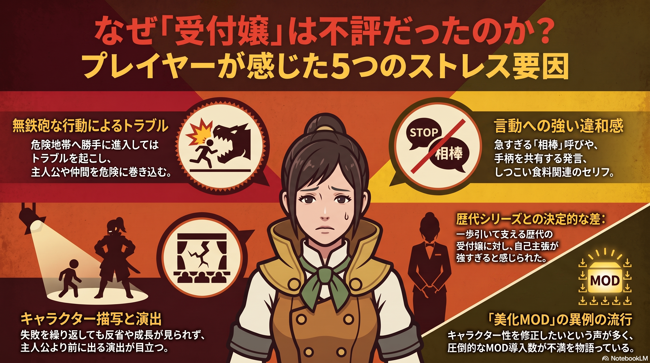 受付嬢が不評な要因まとめ