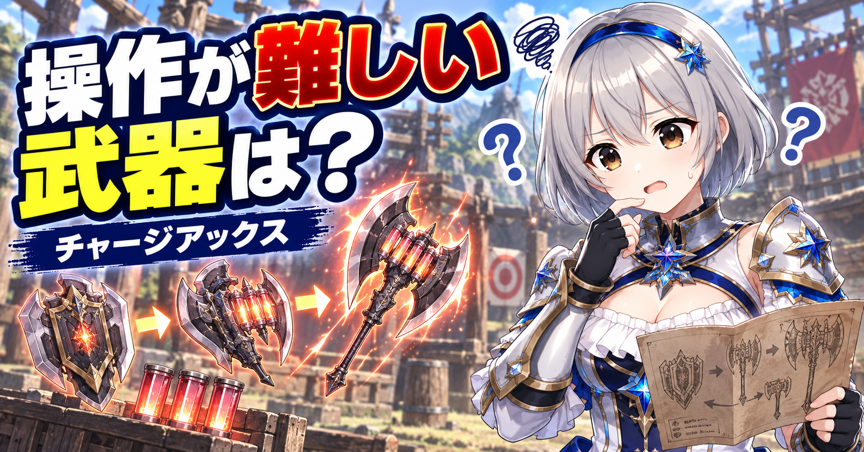 操作が難しい武器はどれですか？