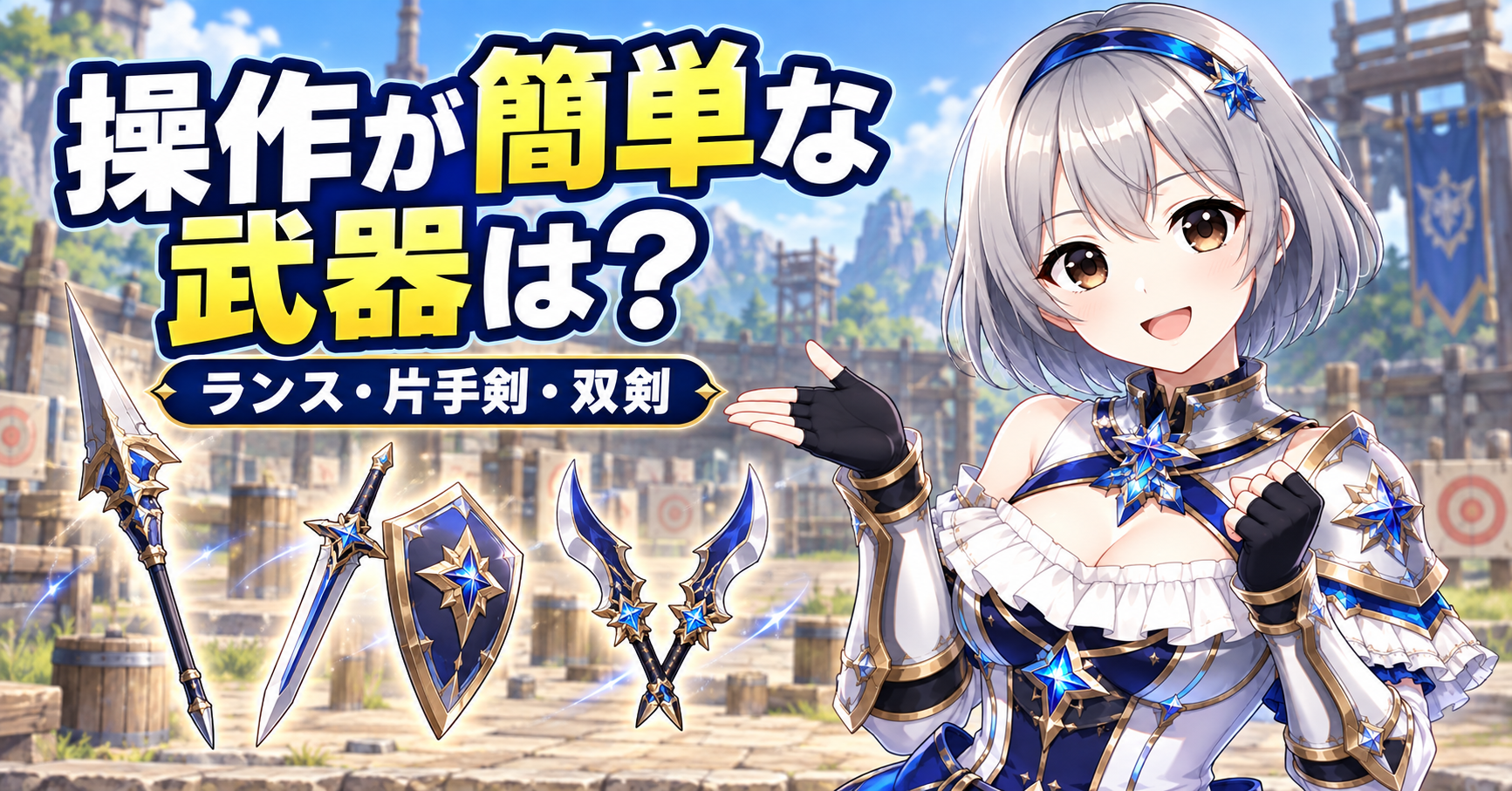 操作が簡単な武器はどれですか？