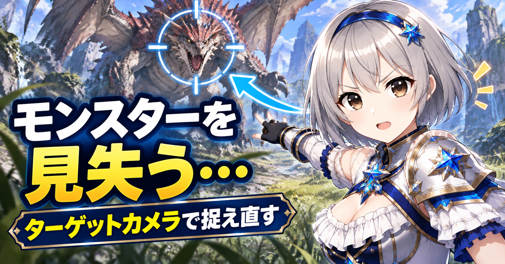 モンスターをすぐに見失うときはどうすればいいですか？