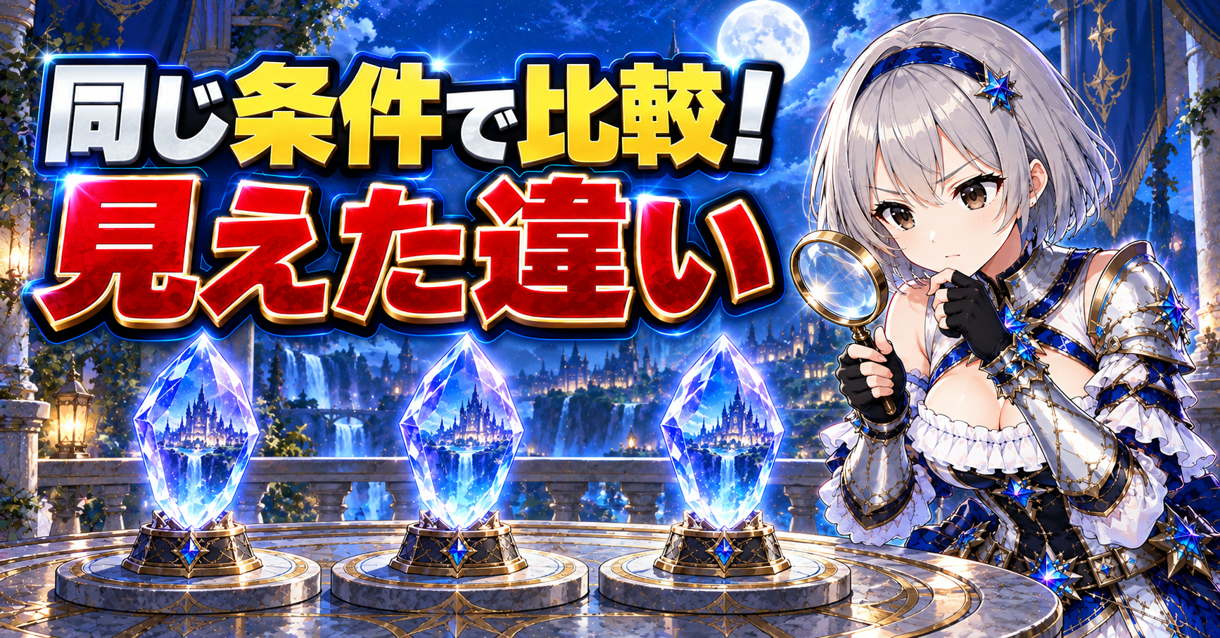 3本を同じ条件で見比べて感じた違い