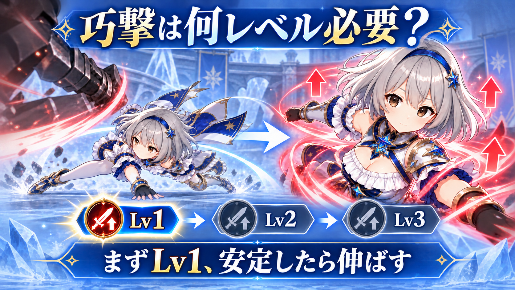 巧撃は何レベル必要ですか？