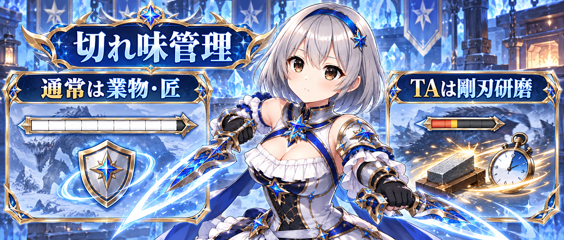 切れ味管理｜通常クエストとTAで使い分ける